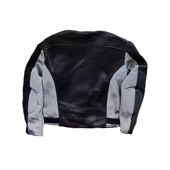 Detour Black And Silver Padded Motorcycle Jacket - Picture 3 of 4